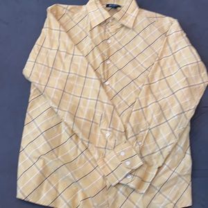 Yellow Bruno pattern dress shirt